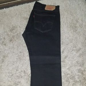 Men's Black 501 Levis